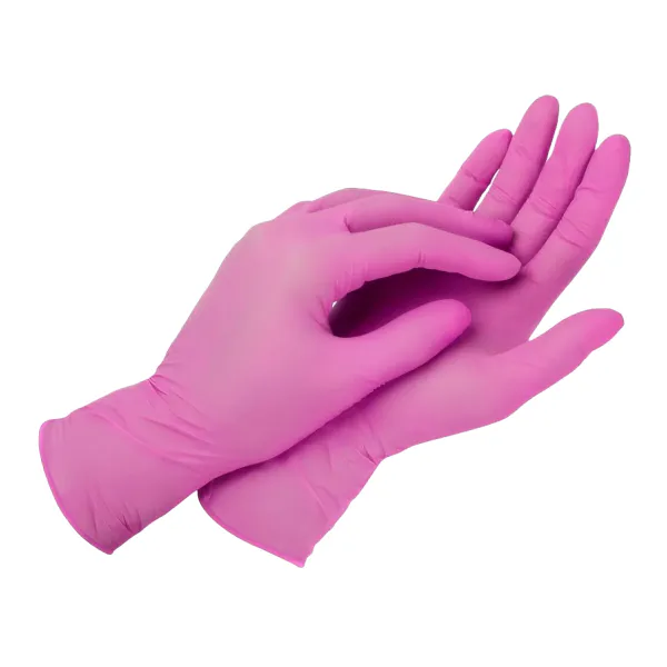 Hovedbilde Mundus Nitril Hansker M Rosa 10 pk