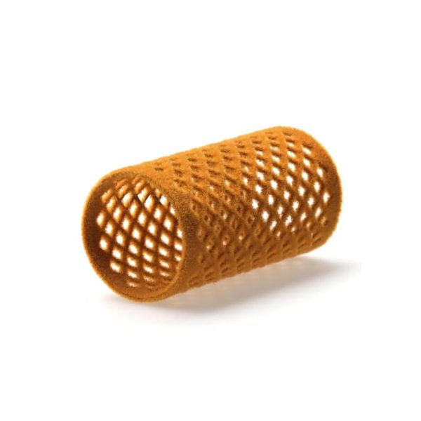 Hovedbilde Hårrull Velour Orange 32 mm